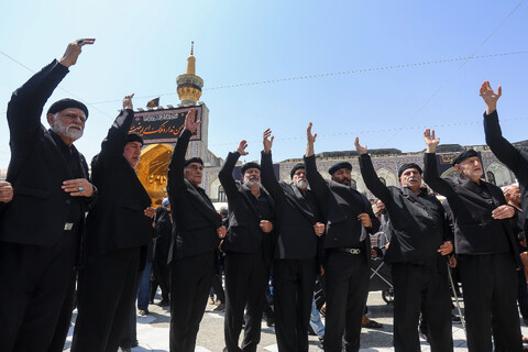 عزاداری روز ۲۸ ماه صفر در حرم مطهر رضوی