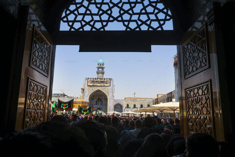 عزاداری روز ۲۸ ماه صفر در حرم مطهر رضوی