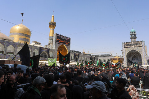 عزاداری روز ۲۸ ماه صفر در حرم مطهر رضوی