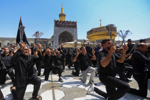عزاداری روز ۲۸ ماه صفر در حرم مطهر رضوی