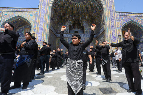 عزاداری روز ۲۸ ماه صفر در حرم مطهر رضوی