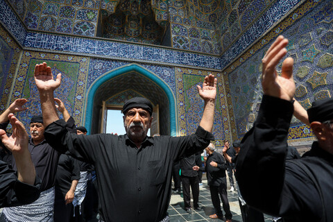 عزاداری روز ۲۸ ماه صفر در حرم مطهر رضوی