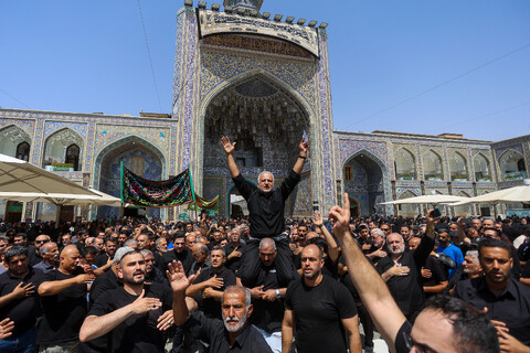 عزاداری روز ۲۸ ماه صفر در حرم مطهر رضوی