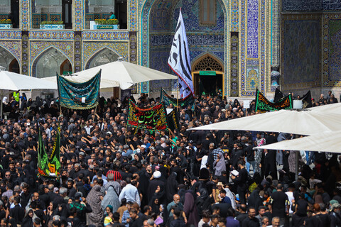 عزاداری روز ۲۸ ماه صفر در حرم مطهر رضوی