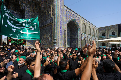 عزاداری روز ۲۸ ماه صفر در حرم مطهر رضوی