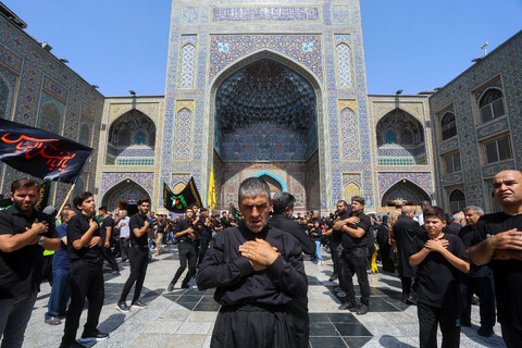 عزاداری روز ۲۸ ماه صفر در حرم مطهر رضوی