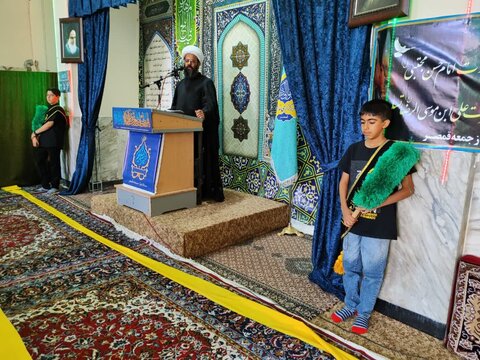 تصاویر/ نمازعبادی سیاسی جمعه قمصر