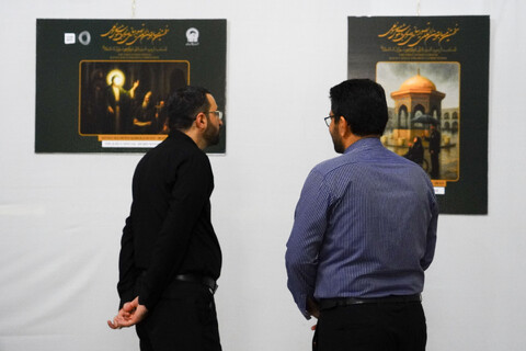 تصاویر/ نمایشگاه آثار نخستین مسابقه بین‌المللی تصویرسازی رضوی با هوش مصنوعی