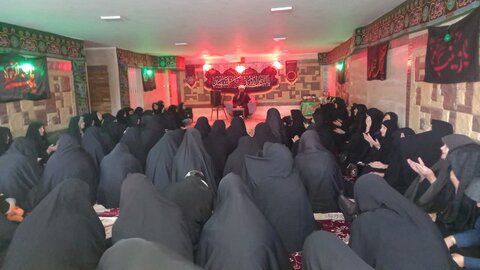 تصاویری از هیئت طلاب مدرسه علمیه هاجر خمین