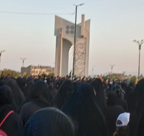 تصاویر/حضور کادر موسسه آموزش عالی ریحانه الرسول ساوه در کاروان غم