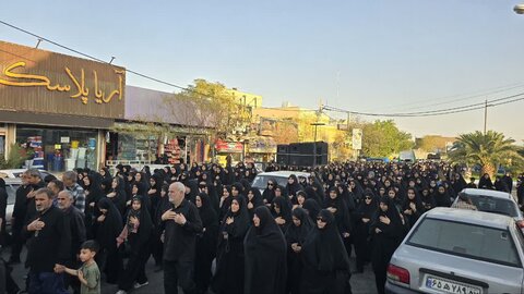 تصاویر/حضور کادر موسسه آموزش عالی ریحانه الرسول ساوه در کاروان غم