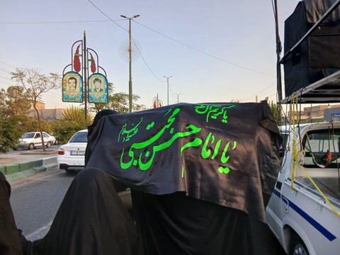 تصاویر/حضور کادر موسسه آموزش عالی ریحانه الرسول ساوه در کاروان غم