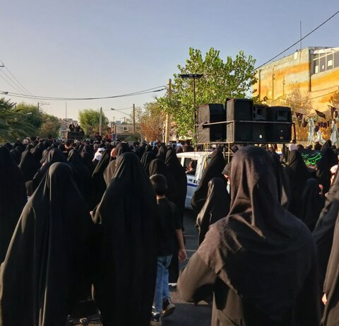 تصاویر/حضور کادر موسسه آموزش عالی ریحانه الرسول ساوه در کاروان غم