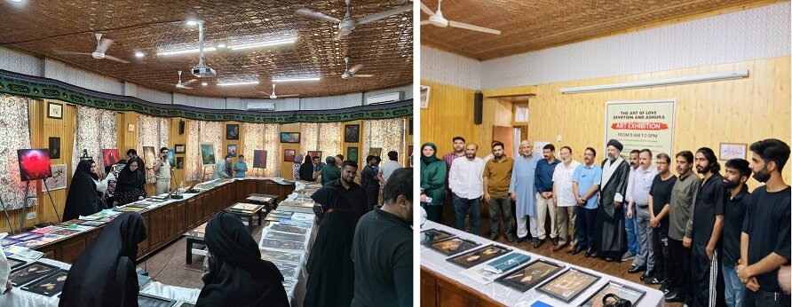 “Kashmir Hosts Exhibition Showcasing Quranic, Karbala and Spiritual Artworks”