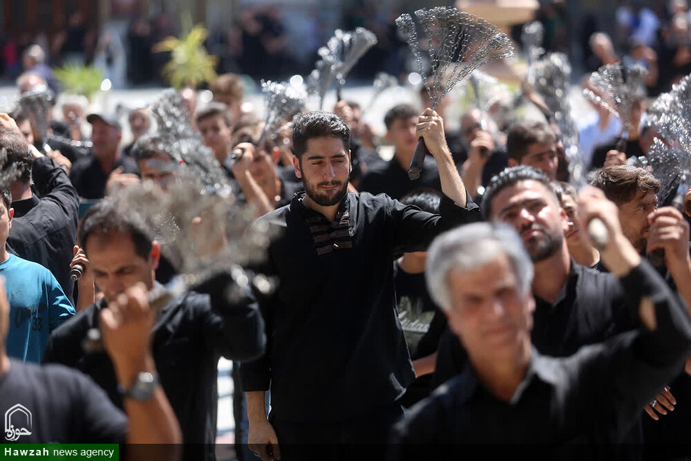 شهر قم در سالروز رحلت پیامبر اکرم(ص) و شهادت امام حسن مجتبی(ع) به سوگ نشست