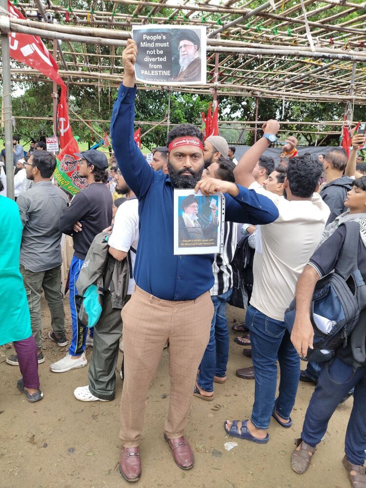 برگزاری تجمع در بمبئی در حمایت از ملت فلسطین