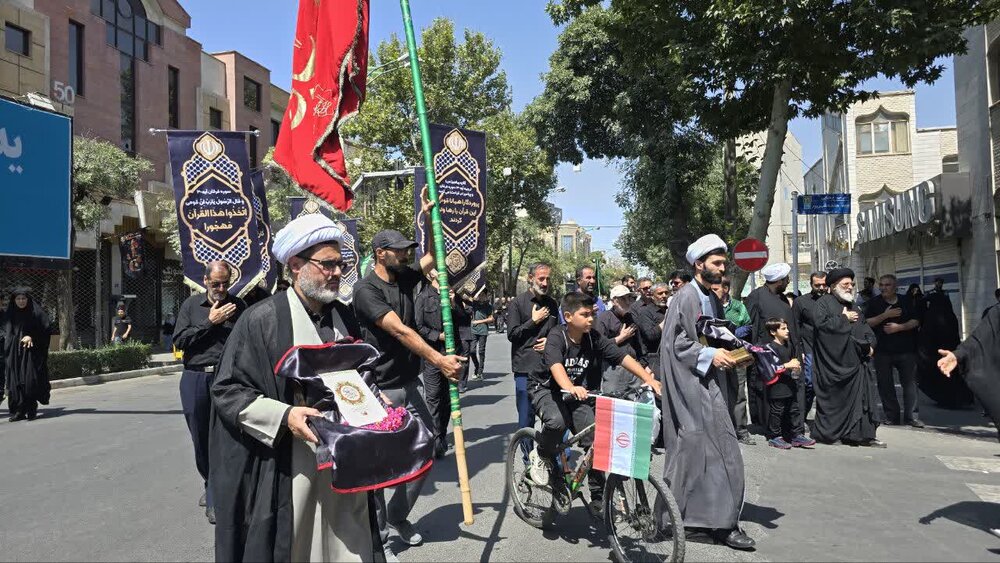 فیلم| کاروان عزاداری هیئت های مذهبی شهر اراک