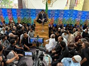 تصاویر/ انجمنِ شرعی شیعیانِ جموں وکشمیر کے تحت روز وصال پیغمبرِ اکرم اور یومِ شہادتِ سبط النبی کی مناسبت سے عظیم الشان مجالسِ عزاء