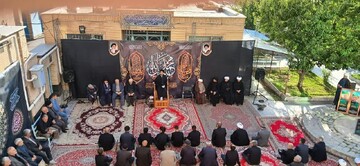 تصاویر/ عزاداری ایام آخر صفر در مدرسه علمیه جعفریه خلخال