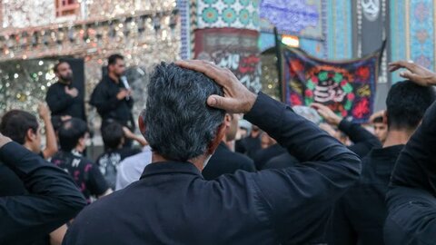 تصاویر/سوگواری هیئات مذهبی آران وبیدگل درشام شهادت امام حسن مجتبی (ع) و پیامبر اکرم (ص) در نجف ایران