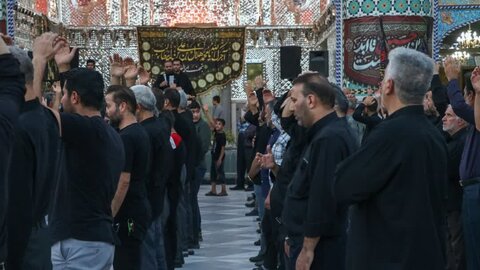 تصاویر/سوگواری هیئات مذهبی آران وبیدگل درشام شهادت امام حسن مجتبی (ع) و پیامبر اکرم (ص) در نجف ایران