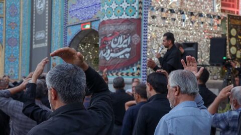 تصاویر/سوگواری هیئات مذهبی آران وبیدگل درشام شهادت امام حسن مجتبی (ع) و پیامبر اکرم (ص) در نجف ایران