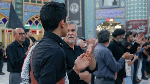 تصاویر/سوگواری هیئات مذهبی آران وبیدگل درشام شهادت امام حسن مجتبی (ع) و پیامبر اکرم (ص) در نجف ایران