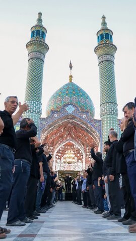 تصاویر/سوگواری هیئات مذهبی آران وبیدگل درشام شهادت امام حسن مجتبی (ع) و پیامبر اکرم (ص) در نجف ایران