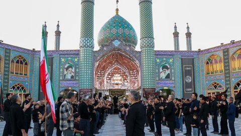 تصاویر/سوگواری هیئات مذهبی آران وبیدگل درشام شهادت امام حسن مجتبی (ع) و پیامبر اکرم (ص) در نجف ایران