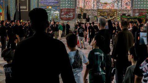 تصاویر/سوگواری هیئات مذهبی آران وبیدگل درشام شهادت امام حسن مجتبی (ع) و پیامبر اکرم (ص) در نجف ایران