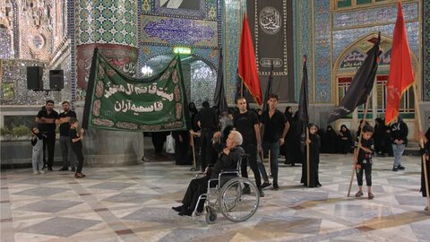 تصاویر/سوگواری هیئات مذهبی آران وبیدگل درشام شهادت امام حسن مجتبی (ع) و پیامبر اکرم (ص) در نجف ایران