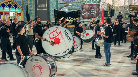 تصاویر/سوگواری هیئات مذهبی آران وبیدگل درشام شهادت امام حسن مجتبی (ع) و پیامبر اکرم (ص) در نجف ایران