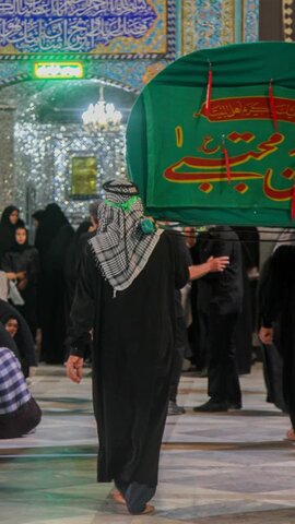 تصاویر/سوگواری هیئات مذهبی آران وبیدگل درشام شهادت امام حسن مجتبی (ع) و پیامبر اکرم (ص) در نجف ایران