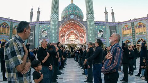 تصاویر/سوگواری هیئات مذهبی آران وبیدگل درشام شهادت امام حسن مجتبی (ع) و پیامبر اکرم (ص) در نجف ایران
