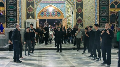 تصاویر/سوگواری هیئات مذهبی آران وبیدگل درشام شهادت امام حسن مجتبی (ع) و پیامبر اکرم (ص) در نجف ایران