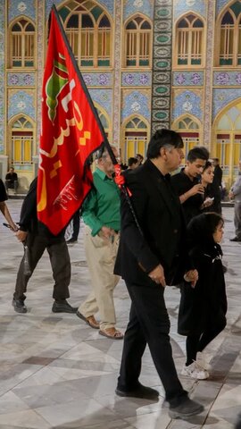 تصاویر/سوگواری هیئات مذهبی آران وبیدگل درشام شهادت امام حسن مجتبی (ع) و پیامبر اکرم (ص) در نجف ایران