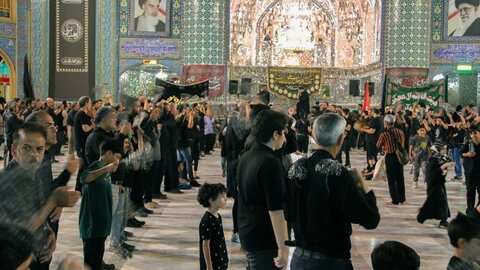 تصاویر/سوگواری هیئات مذهبی آران وبیدگل درشام شهادت امام حسن مجتبی (ع) و پیامبر اکرم (ص) در نجف ایران