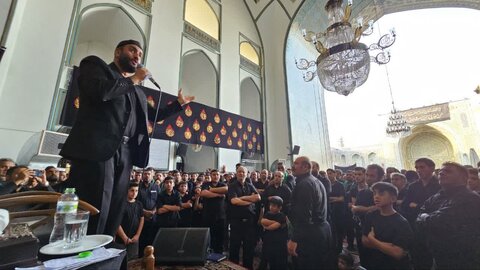 تصاویر/ اجتماع سالیانه هیئت های مذهبی یزد در حرم رضوی