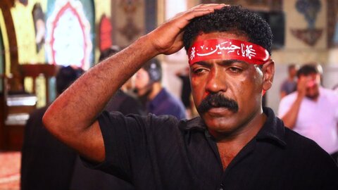 تصاویر/  عزاداری‌ هرمزگانی‌ها در حرم رضوی