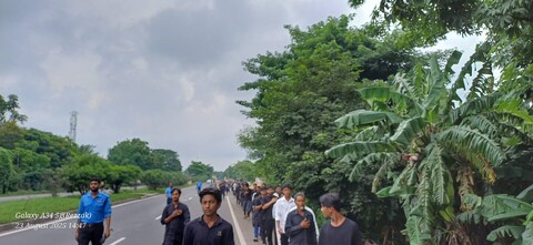 কুমারপুরে কারবালার শহীদ ইমাম হোসাইন (আ.) এর চল্লিশা অনুষ্ঠান সম্পন্ন/ছবি