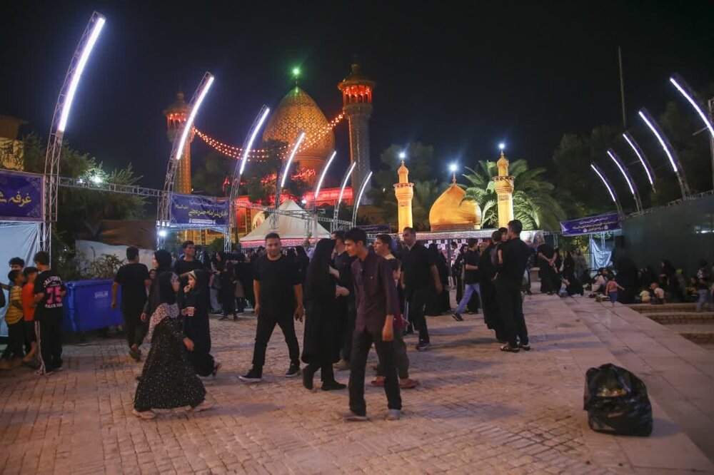 پنجمین سال خدمت‌رسانی موکب حرم سیدعلاالدین حسین(ع) در میدان آستانه شیراز