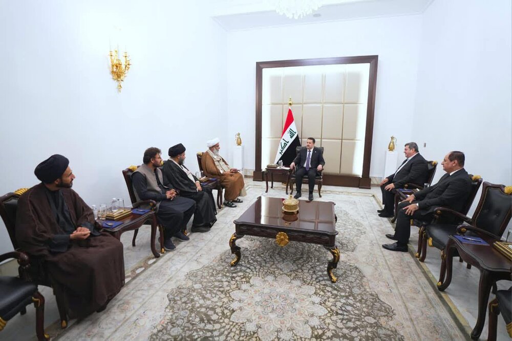 بغداد؛ علامہ راجہ ناصر عباس جعفری کی عراقی وزیراعظم اعظم سے ملاقات
