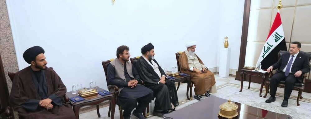 دیدار رئیس مجلس وحدت مسلمین پاکستان با نخست وزیر عراق