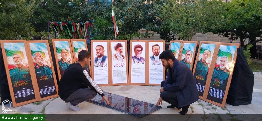 تصاویر/ عزاداری ایام آخر صفر در مدرسه علمیه خلخال