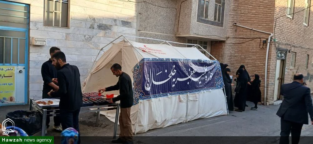 تصاویر/ عزاداری ایام آخر صفر در مدرسه علمیه خلخال