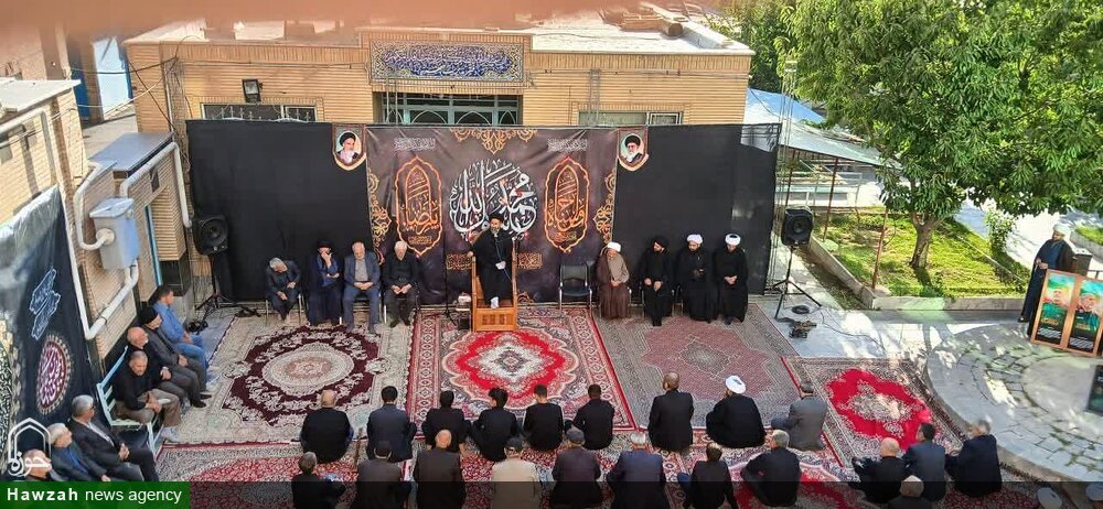 تصاویر/ عزاداری ایام آخر صفر در مدرسه علمیه جعفریه خلخال