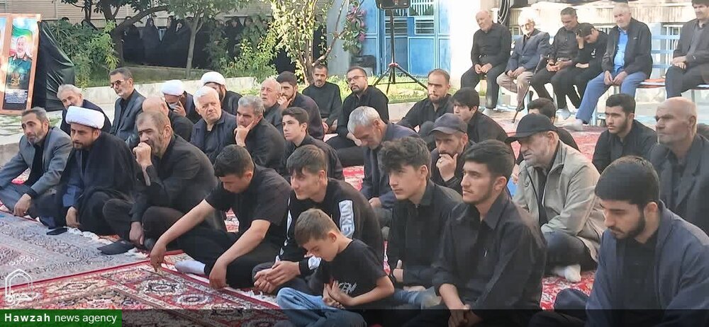 تصاویر/ عزاداری ایام آخر صفر در مدرسه علمیه خلخال