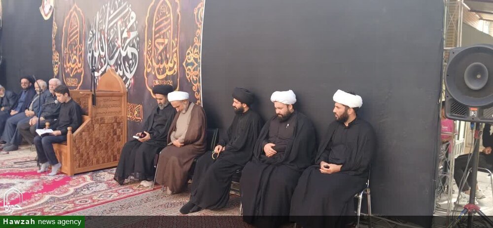 تصاویر/ عزاداری ایام آخر صفر در مدرسه علمیه خلخال