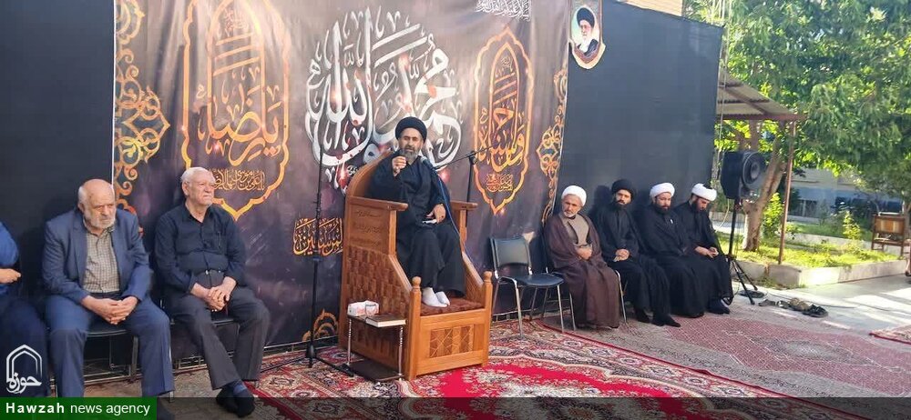 تصاویر/ عزاداری ایام آخر صفر در مدرسه علمیه خلخال