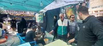 خدمت رسانی موکب‌های خادمیاران رضوی استان اصفهان در مشهد